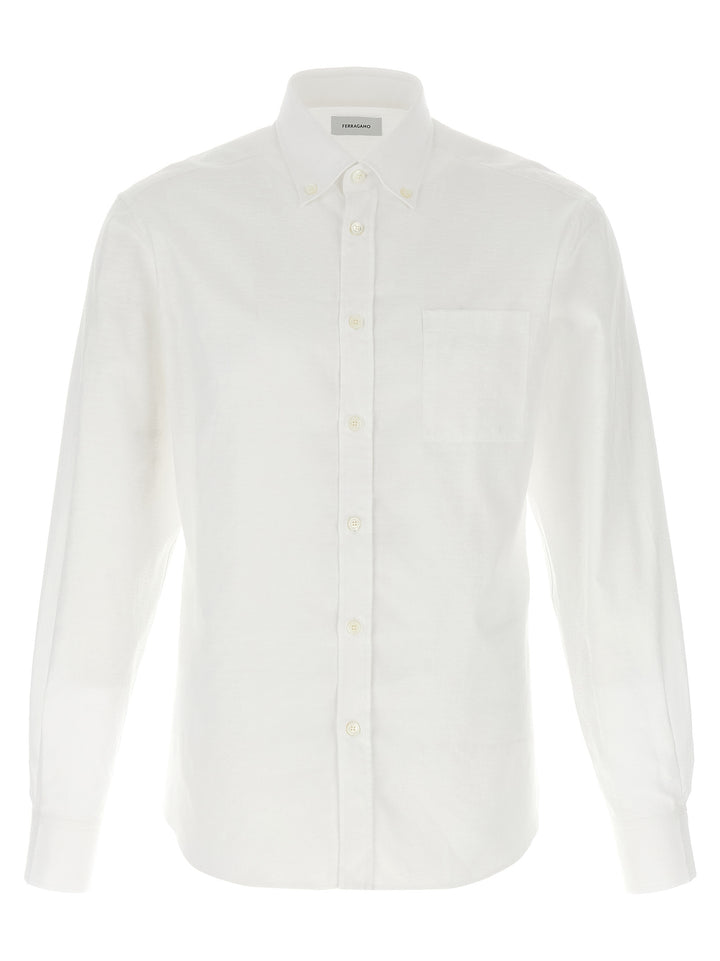 Ferragamo Gancini Shirt and Blouse - White | 01947d13e7a9b967bee2e378e08dc967b91e6619