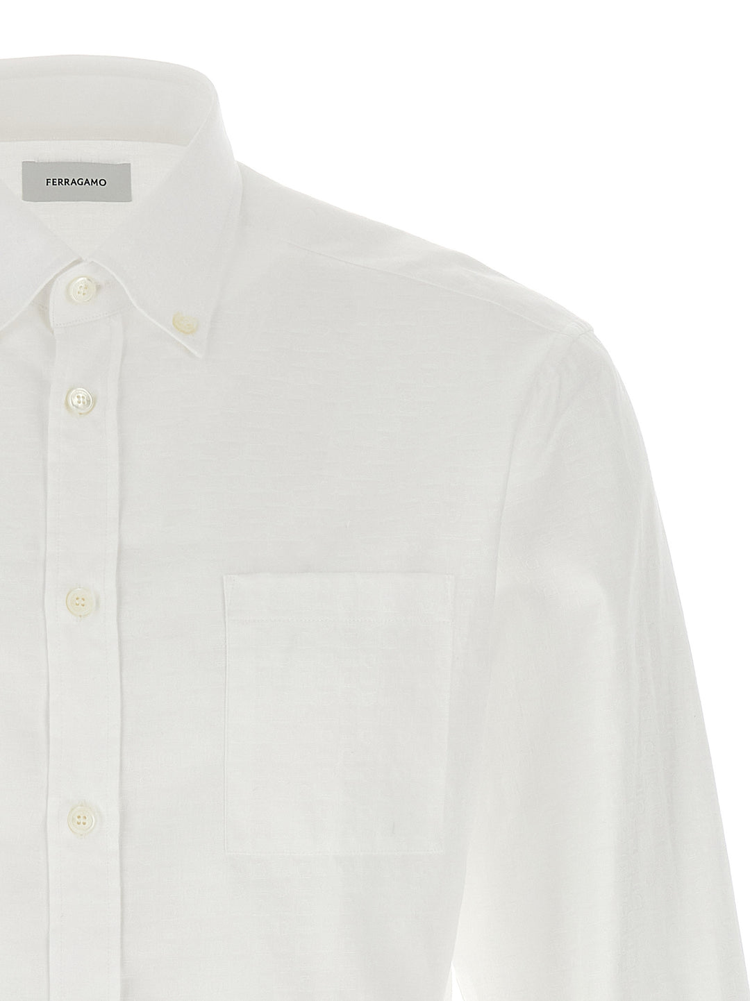 Ferragamo Gancini Shirt and Blouse - White | f272a544fa94fdc102cd43ac6a324d84dc3b4b8a