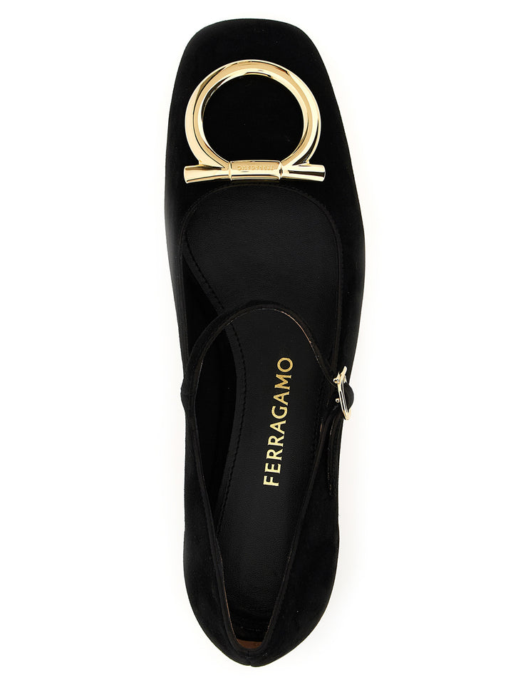 Ferragamo Marry 2 Flat shoes - Black | 28d6cdc9c717bcfd756704e30b495b28143d9301