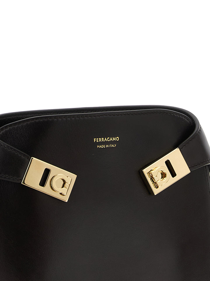 Ferragamo Hug Bb S Crossbody Bags - Brown | 8a48d951144c6d88c9a3b4cd18e26978774cdc99