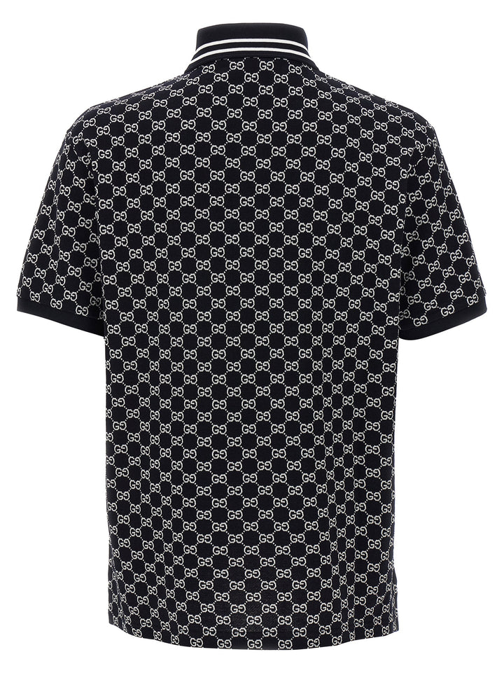 Gucci Gg Polo - Blue | 95a4997fb86864d488415707dfba06a751efe616
