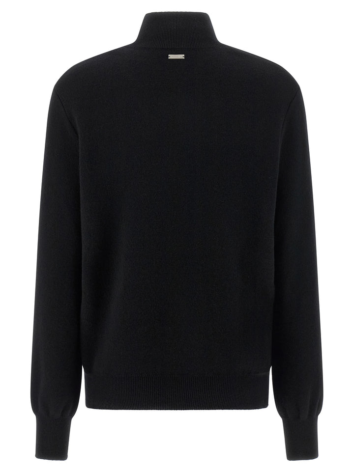 Ferragamo Floral Insert Sweater Sweaters and Cardigans - Black | 3c00da0093f58e6259f76141795b9637e8e31438