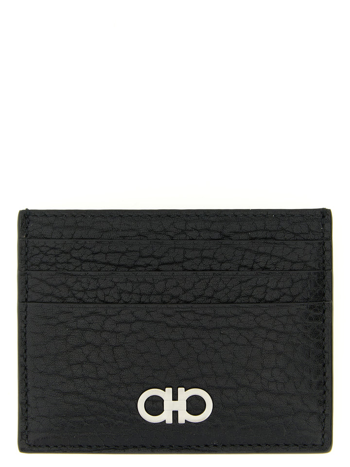 Ferragamo Gancini Wallets and Card Holders - Black | 84d2b7455cdc403efa53c04e86769423fc8ef93f