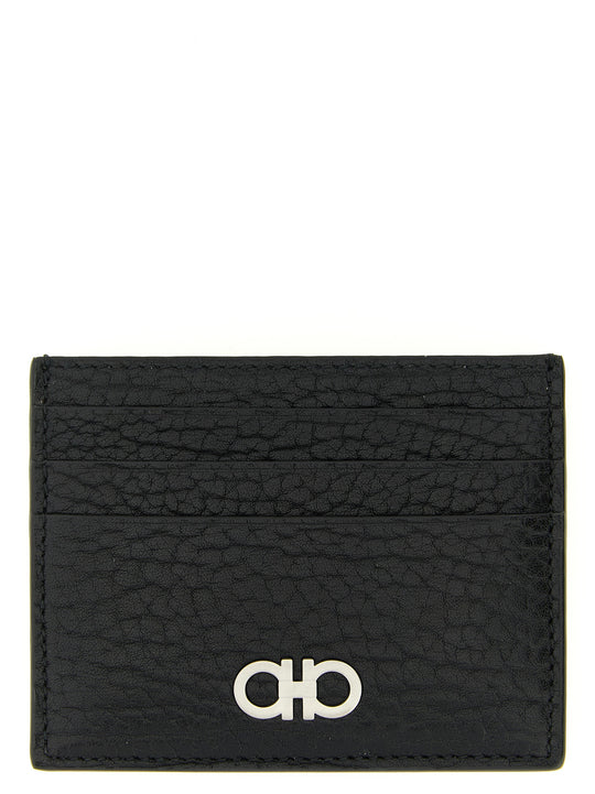 Gancini Wallets And Card Holders Black