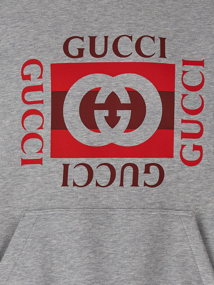 Gucci Gucci Incrocio Gg Sweatshirt - Gray | 98f2c802935f7449d854db19264a63e2f26a659c