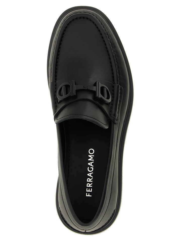Ferragamo Tobias Loafers - Black | 2586637115230388a589c7f23fabad6d85fe9245
