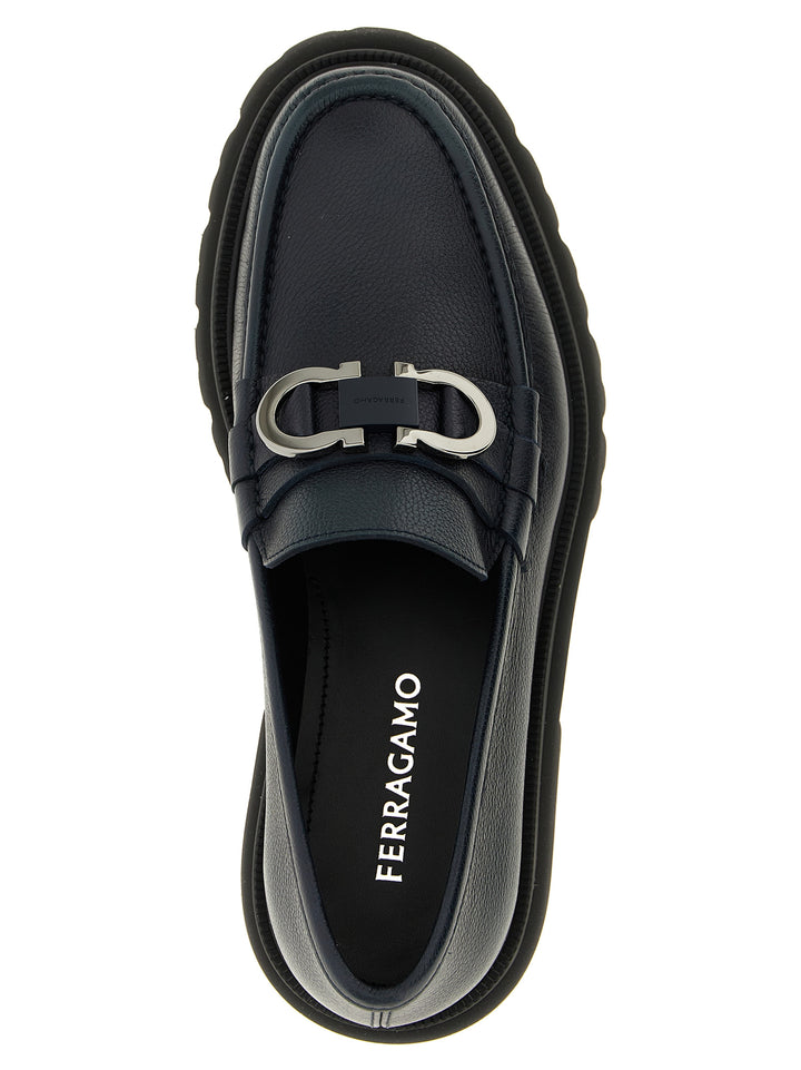 Ferragamo Cocoon Loafers - Blue | 4f7eb6ad3d3bd4c53cf0cf1289590af81d329ed6