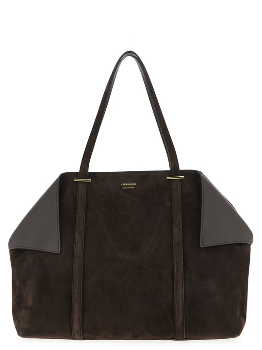 Scarf L Shoulder Bags Brown