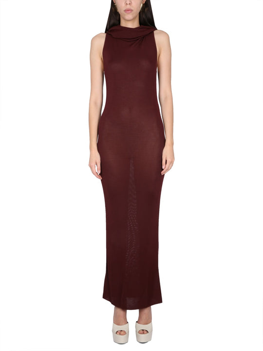 Viscose Hooded Dress