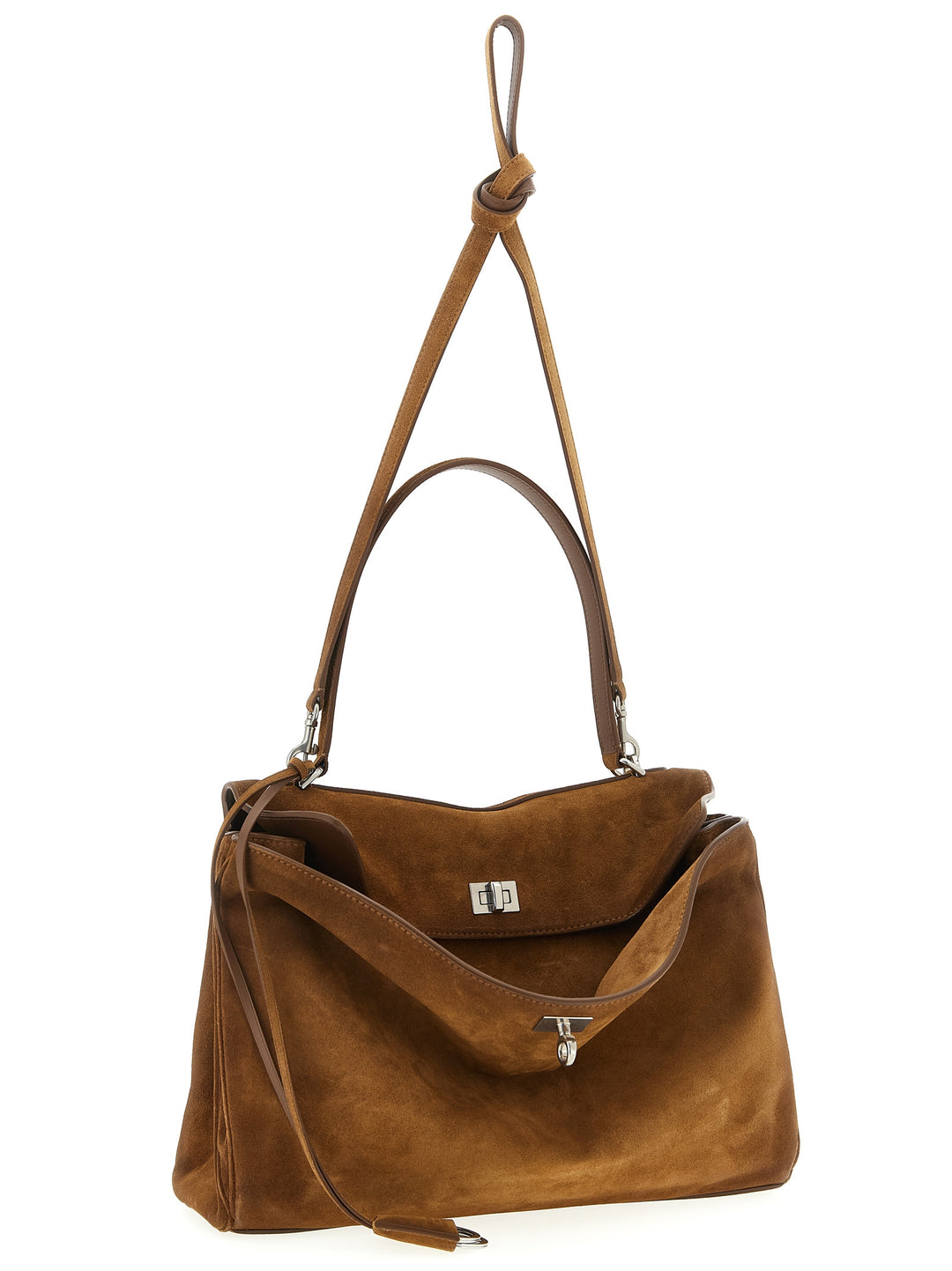 Balenciaga Rodeo Hand Bags - Brown | de9856e8e58846ac38f7eee3c71811cde3bb05f7