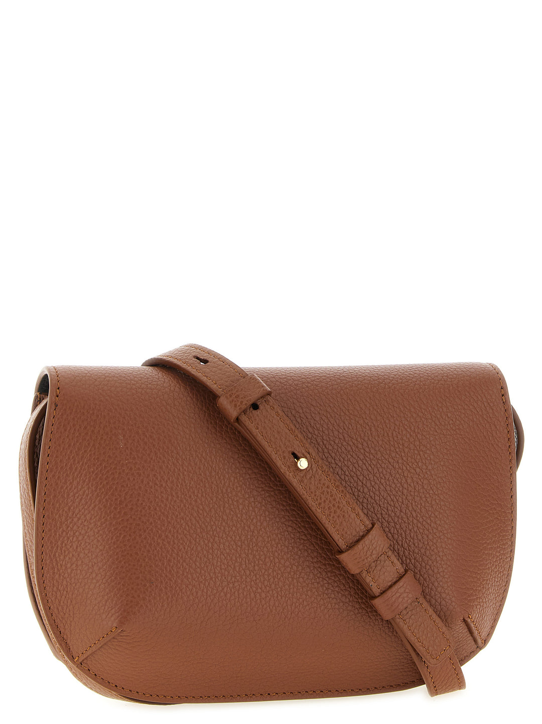 Ferragamo Double Gancini Crossbody Bags - Brown | 56a22d28a5d4780713c03f6441a3c77ee017b098