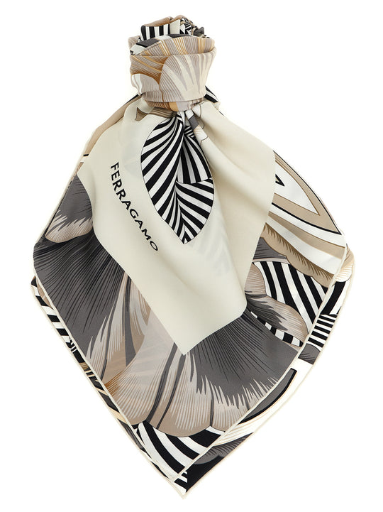 Brezza Scarves And Foulards White/Black