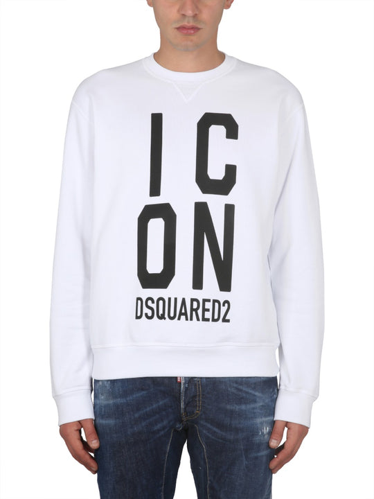 Sweatshirt With Logo Print