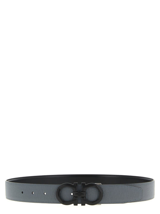 Gancini Belts Gray