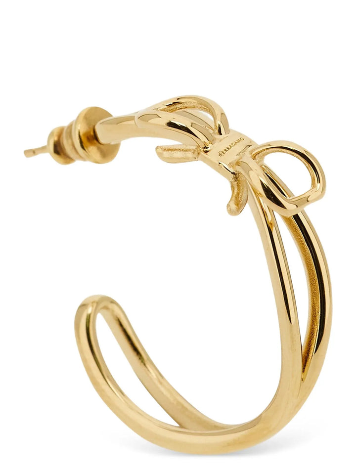 Ferragamo Bow Earrings Jewelry - Gold | 212941dcbd3c30ca6a0fe2ce99ce83abca0a5d54