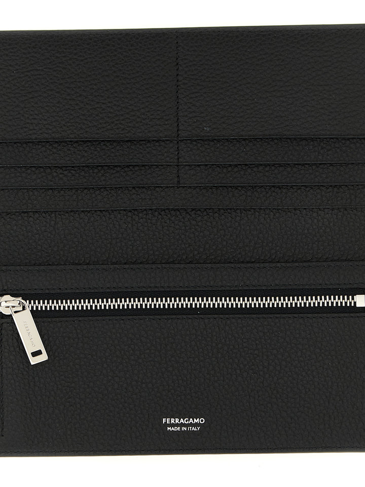 Ferragamo Gancini Wallets and Card Holders - Black | 59768af7eb06f425aa52069a24990b71cda02ab0