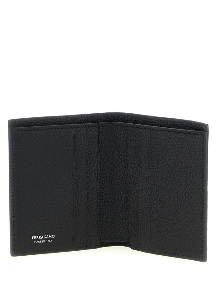 Ferragamo Gancini Wallets and Card Holders - Black | 6a65c8ed86567c10c8388375be6108cd9c22131e
