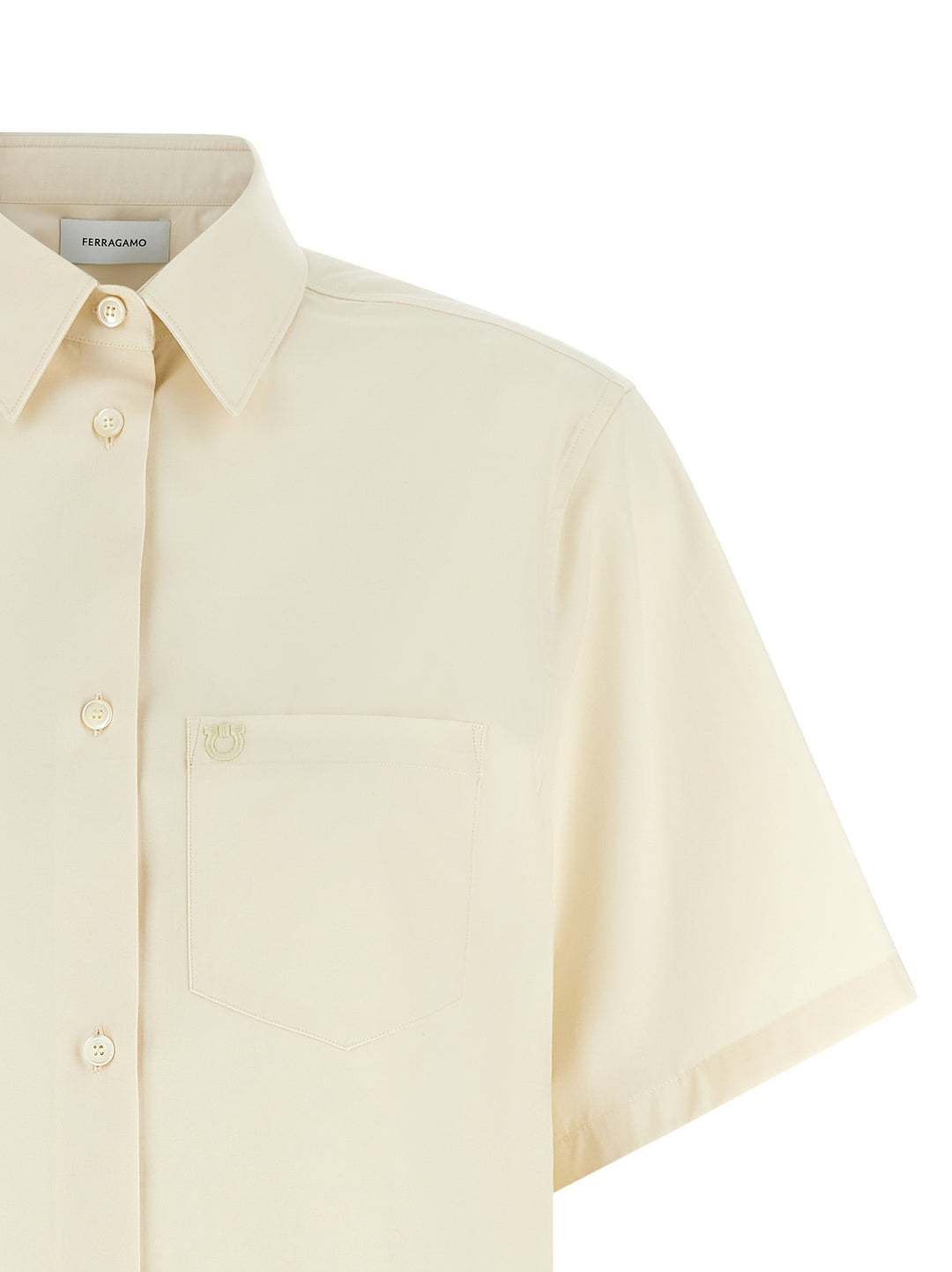 Ferragamo Gancini Shirt and Blouse - Beige | c34d2e00be308b0452994e711a1fa1321e67a568