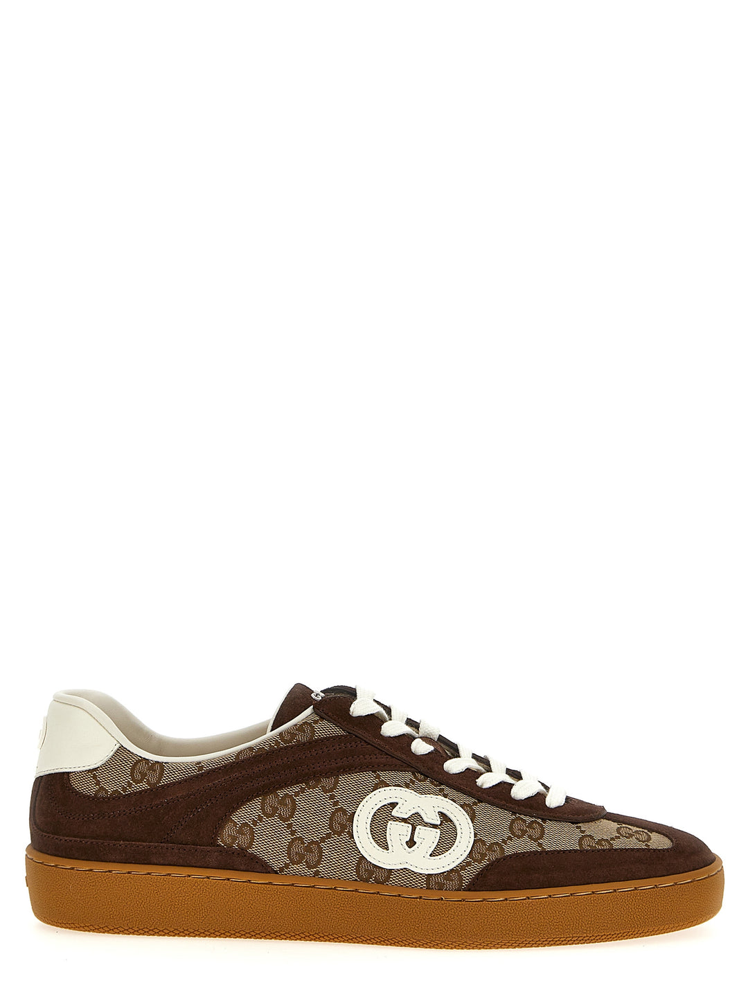 Gucci Incrocio Gg Sneakers - Brown | 7ca0a824fbb83da8694b3f9e7d7ae079ccd7b650