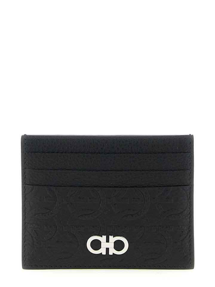 Ferragamo Gancini Wallets and Card Holders - Black | 2cce22e3ca132029c29bf31dc02325c78dfb6d6a