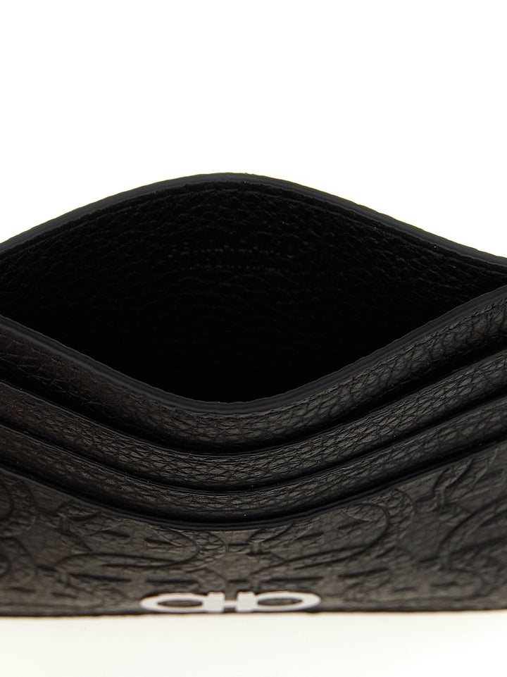 Ferragamo Gancini Wallets and Card Holders - Black | 4014e34e2816016116cded31c56e155a5e77dc71