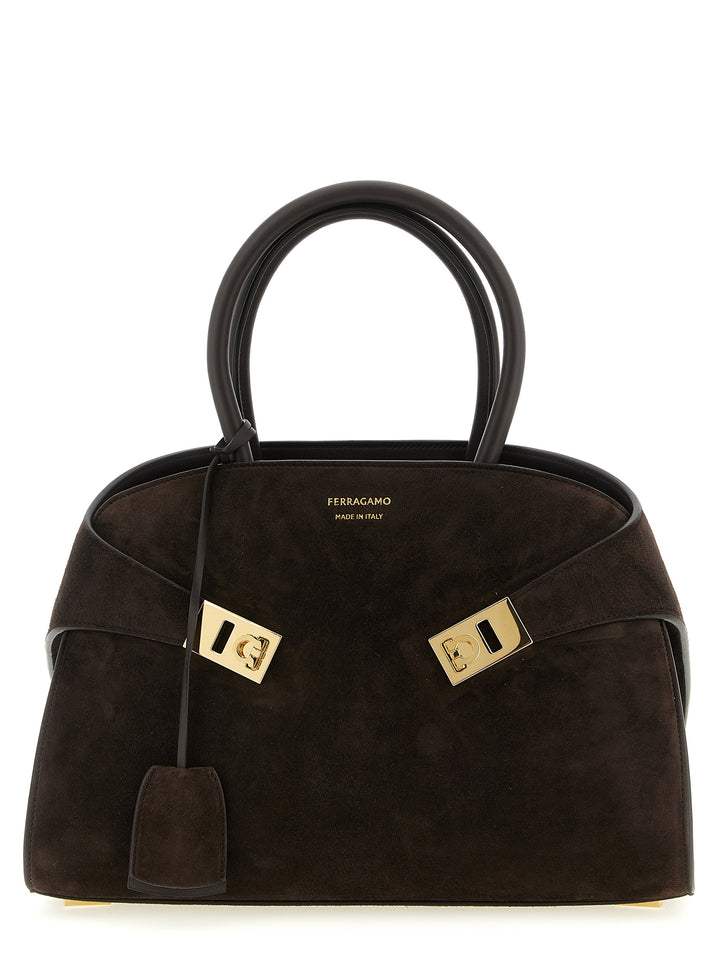 Ferragamo Hug Th S Hand Bags - Brown | 954d461f7950693a018dbb1ce19cfdce88dca271