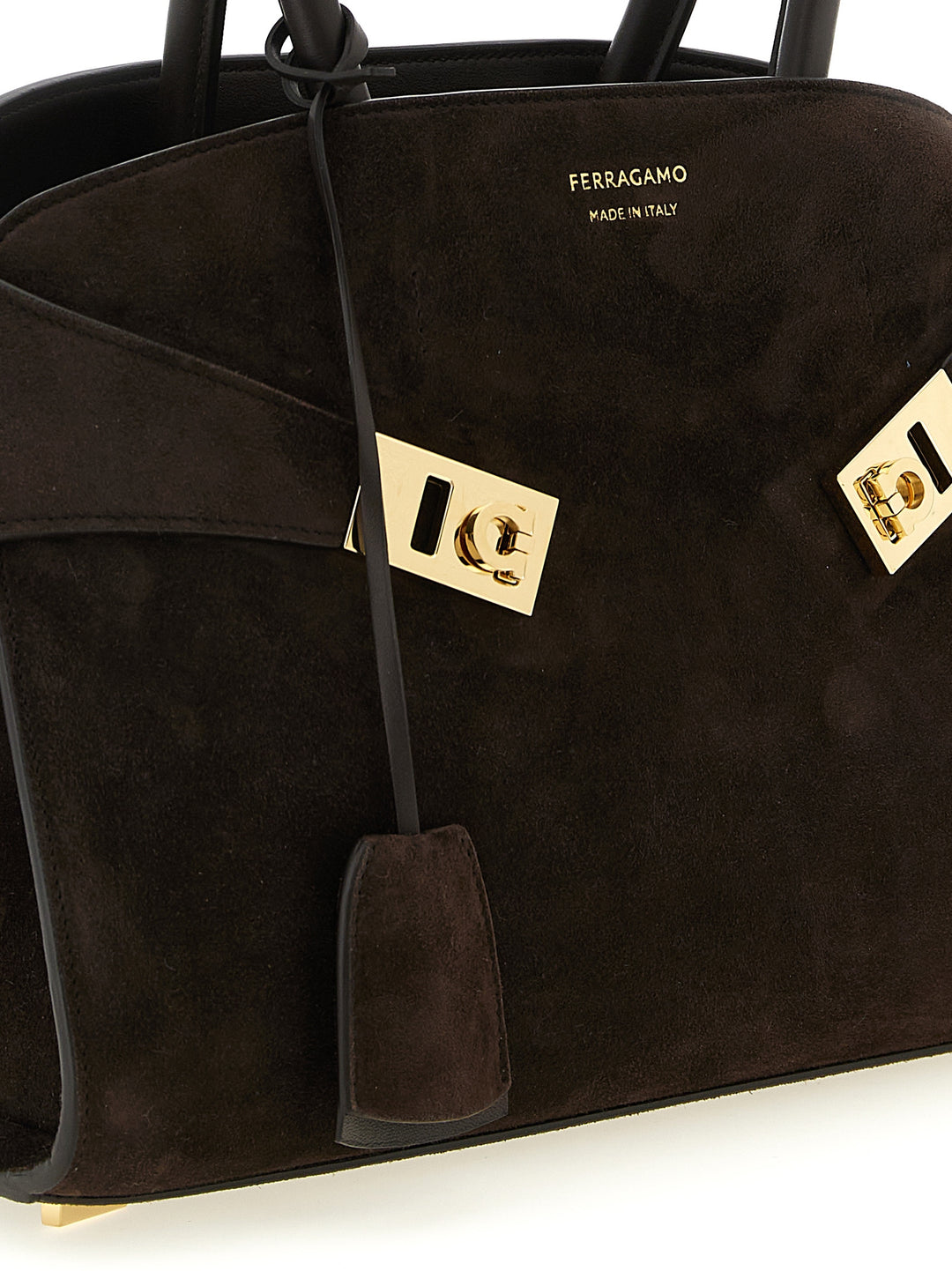 Ferragamo Hug Th S Hand Bags - Brown | 7077cdfc1ba2c5555e49b93bb62a15dd87188db3