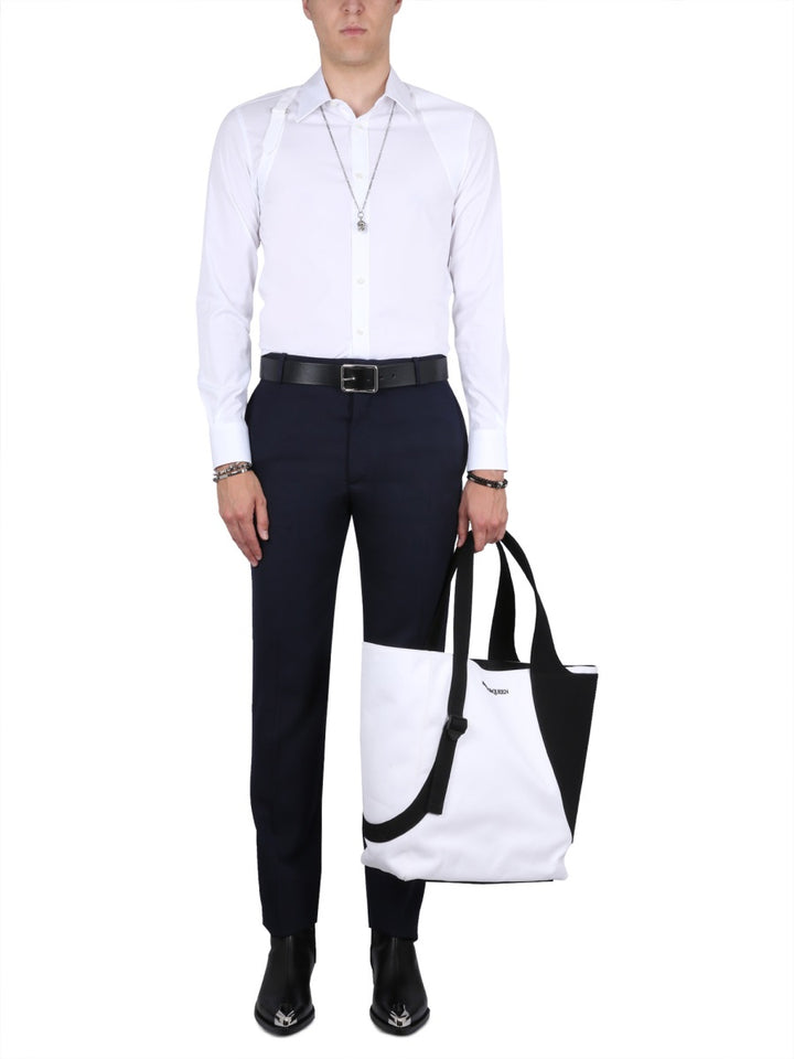 Alexander McQueen Pants - Blue | Wanan Luxury