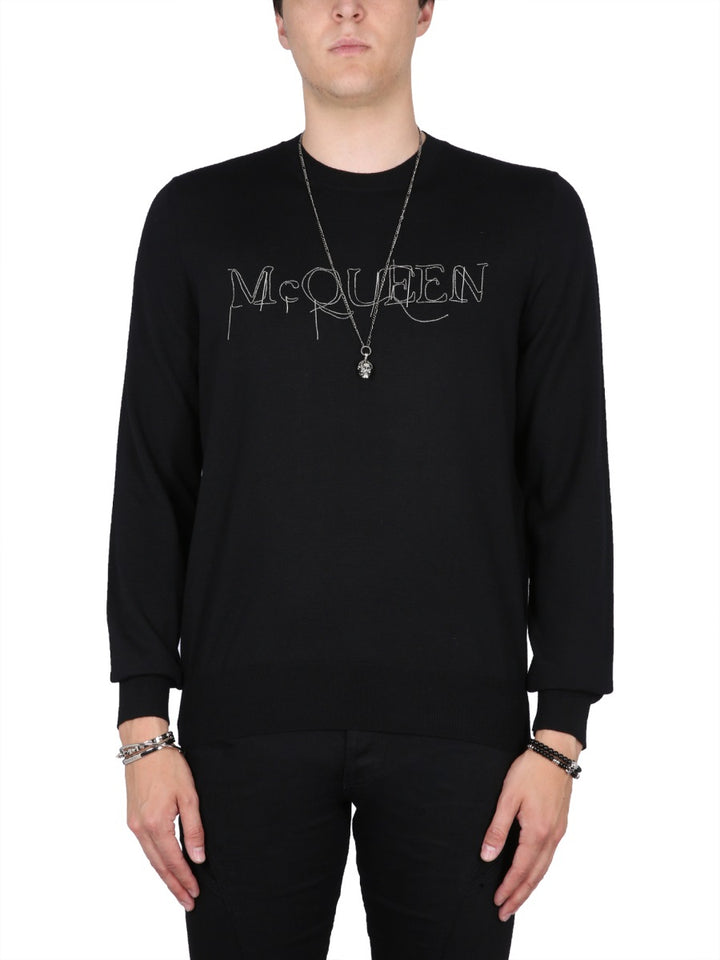 Alexander Mcqueen Sweaters - Black | b893b856fb90e9b0a9155f68443a40cf2ecbaa3b