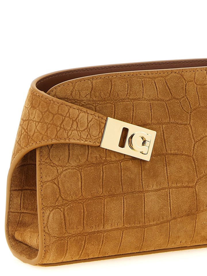 Ferragamo Hug Crossbody Bags - Brown | 6881b50539416ea1ea206efc18c01114c30b0f8c