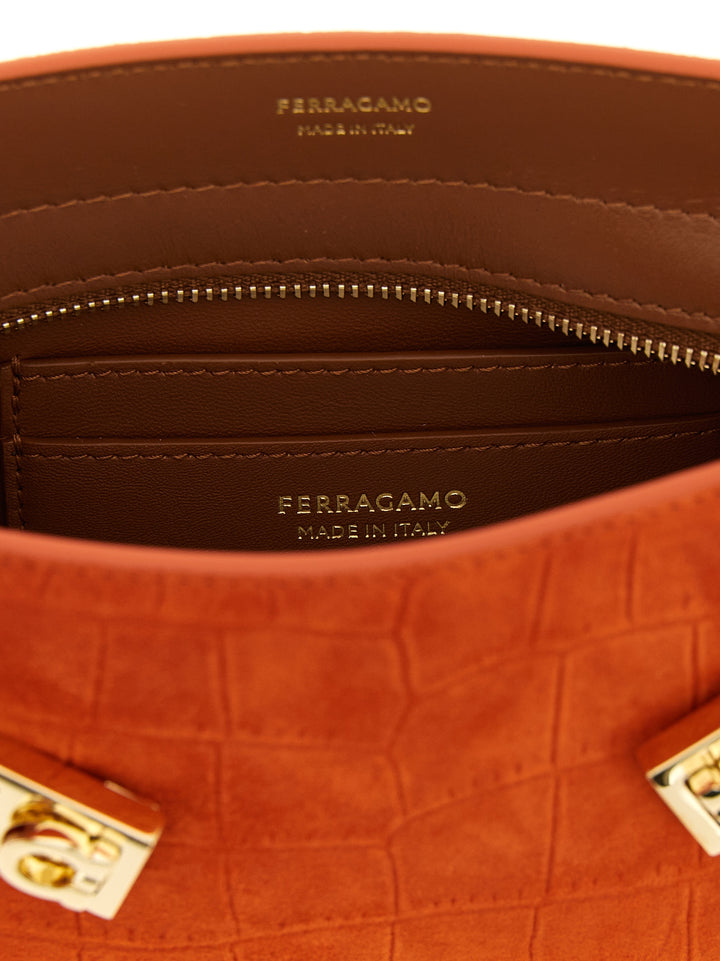 Ferragamo Hug Crossbody Bags - Orange | 99242d4e3846ca45d76a571d896bf56f527a3b09