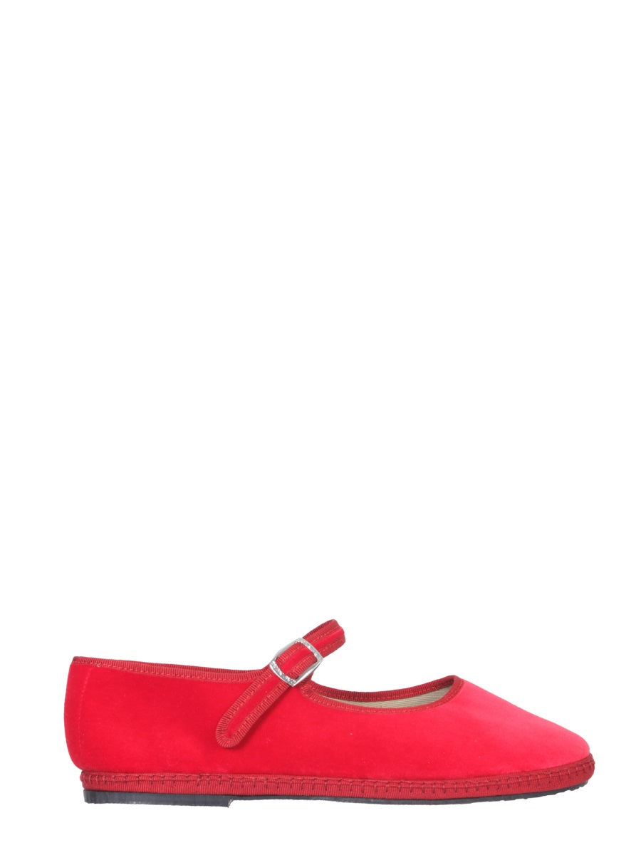 Friulane Flat Shoes - Red | Wanan Luxury