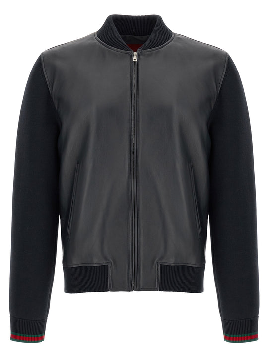Bomber Jacket With Tassel And Sweater Puffer Jackets Blue