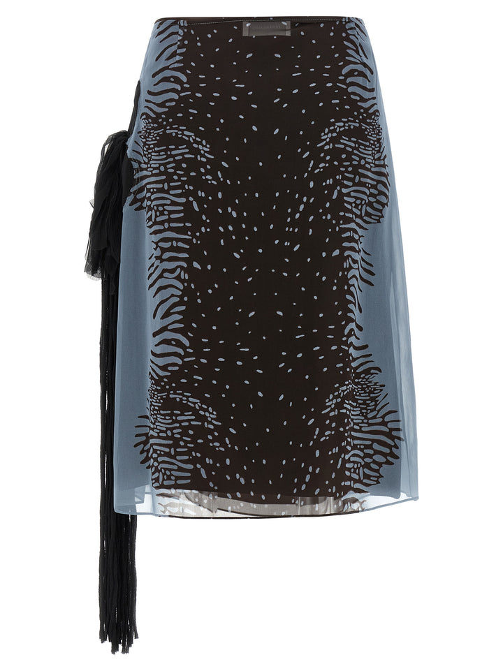 Ferragamo Georgette Skirt Skirts - Multicolor | a71a638189e92eb4930c4dc5ccaa2ea2cd0cb56c