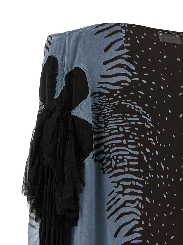 Ferragamo Georgette Skirt Skirts - Multicolor | e5d4ff53f8cdbf70215744ef63360222973da9e5