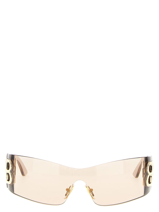 Bossy Mask Sunglasses Beige