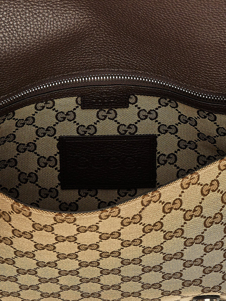 Gucci Gg Crossbody Bags - Brown | 98007296b7bbaa994b49e2b0f96708a919487469
