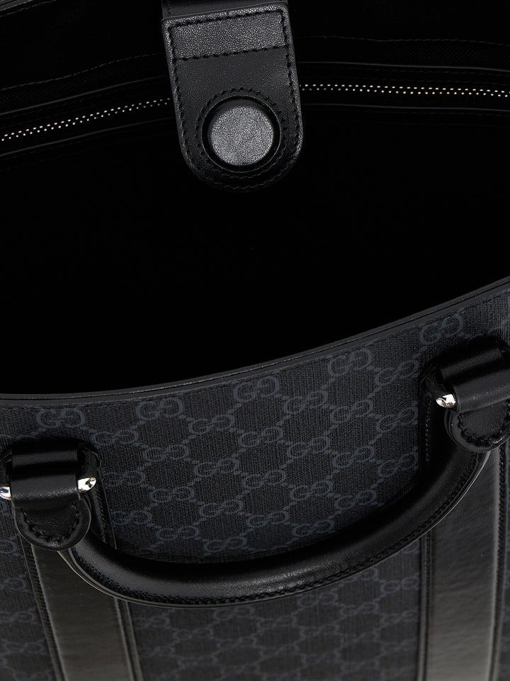 Gucci Gg Tote Bag - Black | 23b383f296379835e34be3526844414453e6c7d3