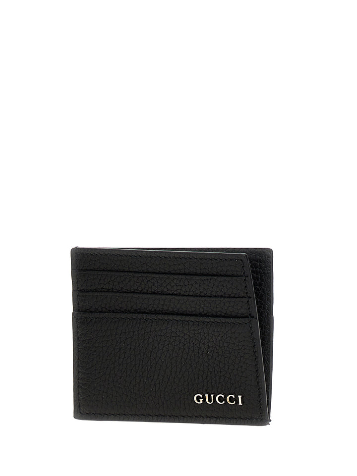 Gucci Logo Card Holder Wallets and Card Holders - Black | d23d1d10d57e04704fa961f17d51944648a88dfb