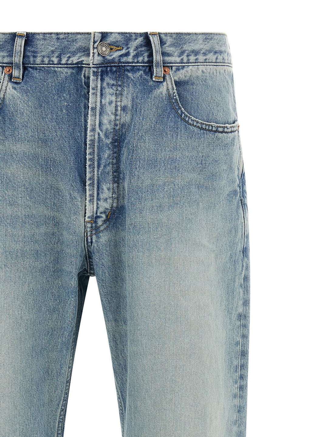 Saint Laurent Wide Leg Jeans - Light Blue | 8b1afbd8438d6630803ce71b4f4935a6c00cfee9