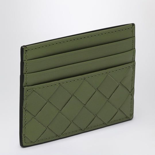 Fondant/Macha Intrecciato Card Holder