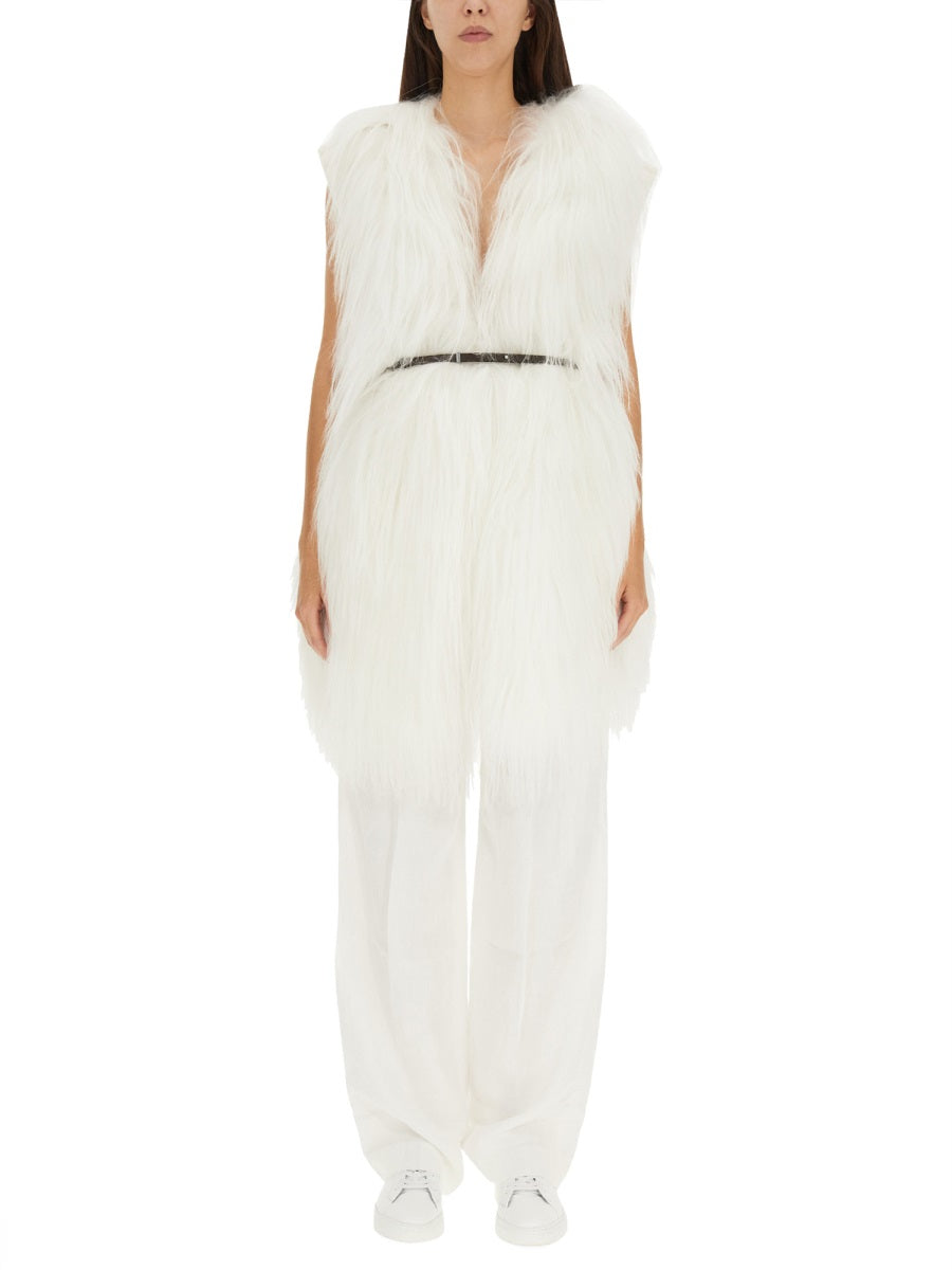 Fabiana Filippi Gilet - White | Wanan Luxury