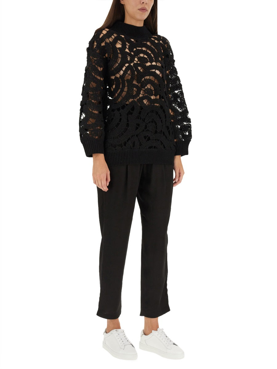 Fabiana Filippi Pants - Black | Wanan Luxury