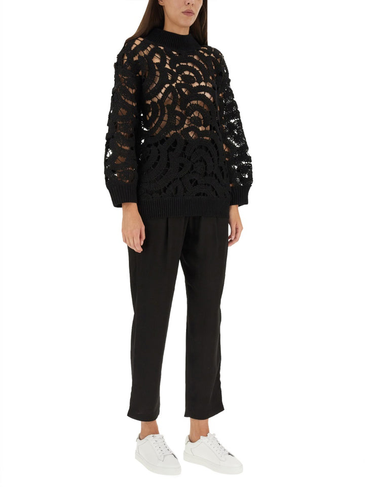 Fabiana Filippi Pants - Black | Wanan Luxury