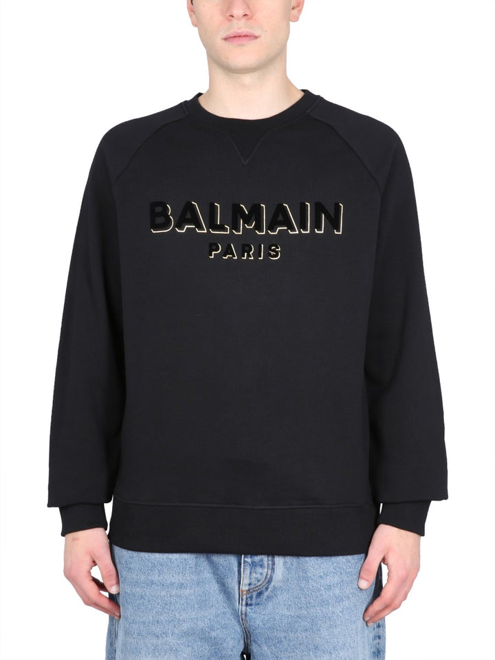 Balmain Sweatshirts - Black | Wanan Luxury