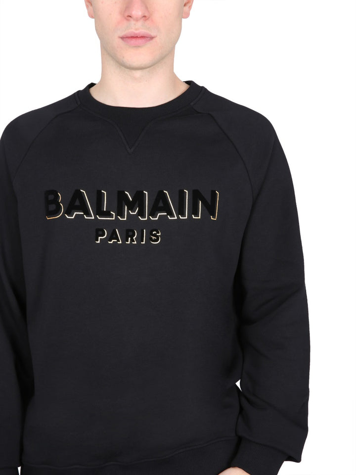 Balmain Sweatshirts - Black | Wanan Luxury