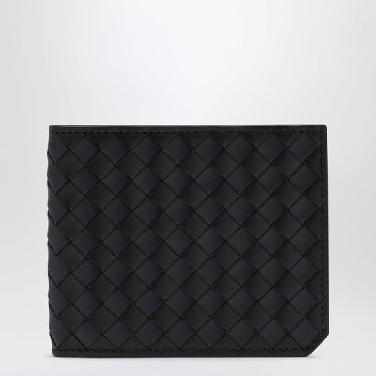 Small Intrecciato Wallet Black/Midnight