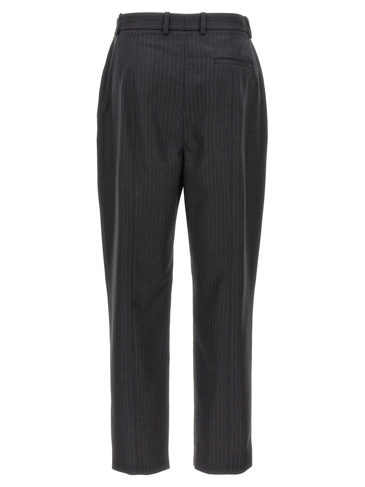 Mcqueen Pinstripe Pants - Gray | d5b1b4536be042919e074376c24f7278f7ba37dc