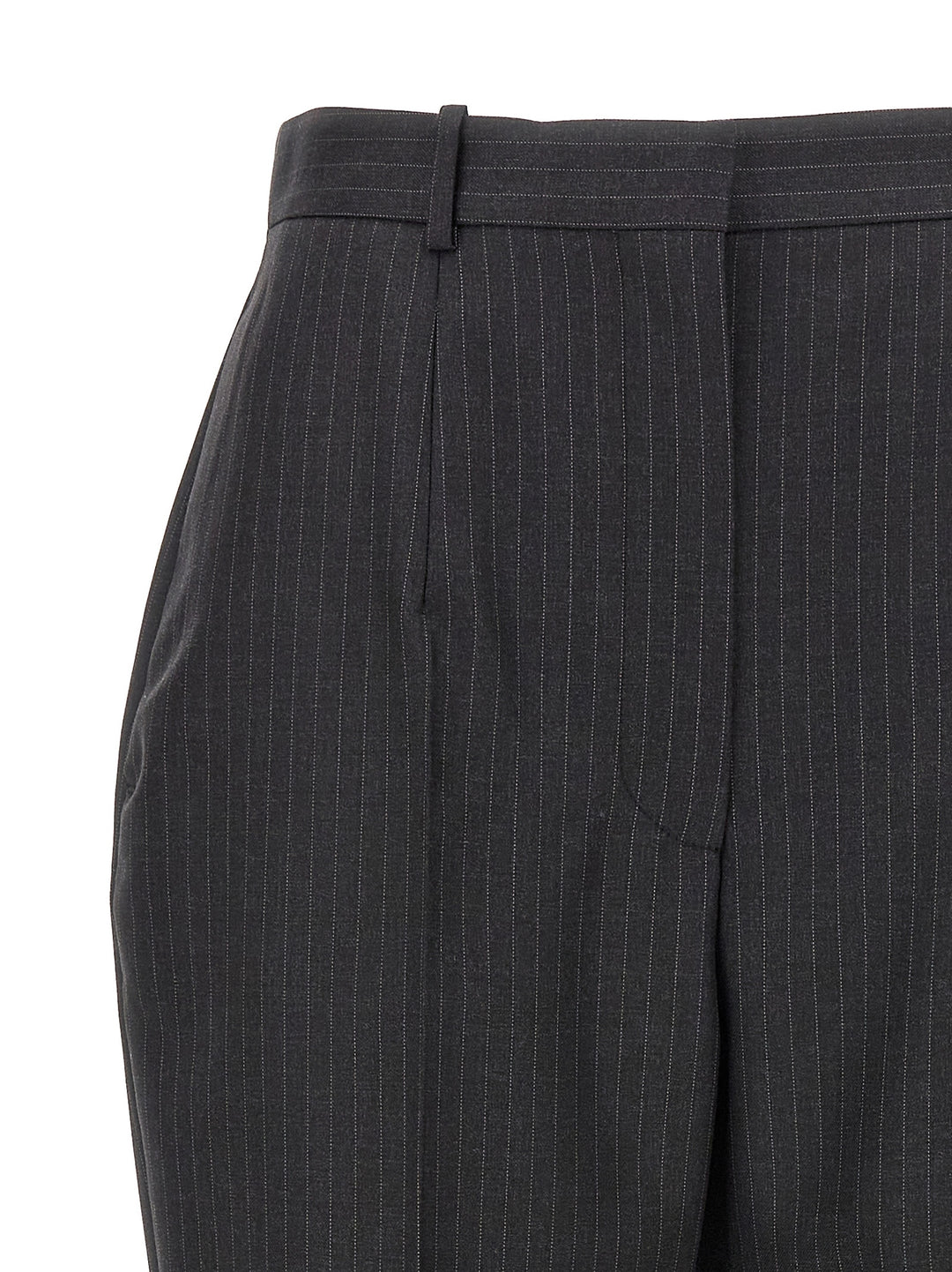 Mcqueen Pinstripe Pants - Gray | 2eff28094f3ea97efb9cf14f994ccb519854af1c