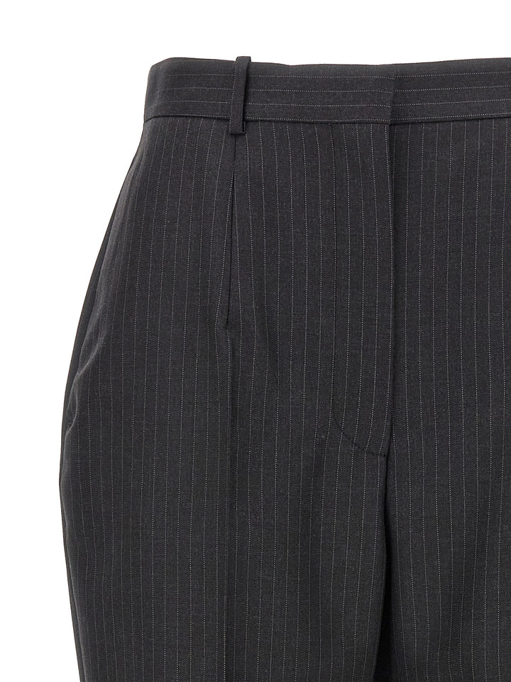 Mcqueen Pinstripe Pants - Gray | 2eff28094f3ea97efb9cf14f994ccb519854af1c